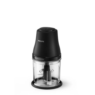 philips mini hachoir bol 0.7l 450w noir - philips