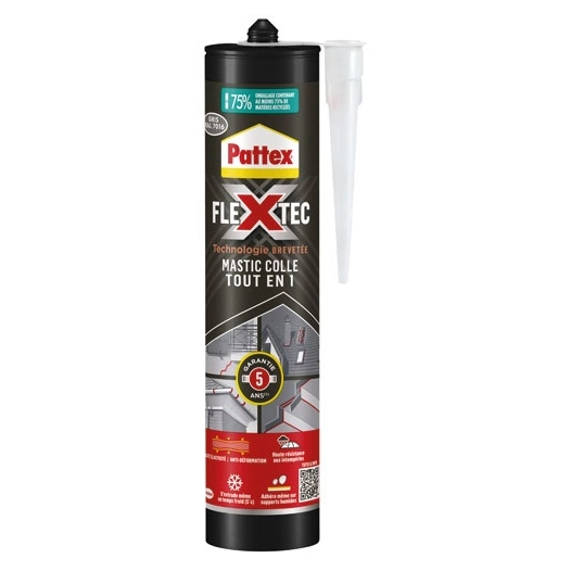 pattex mastic colle jointe flextec gris 389g - henkel gp