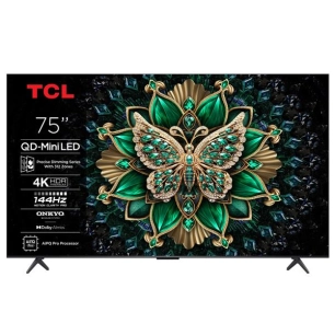 tcl tv qd mini-led 4k - 75c69k - tcl