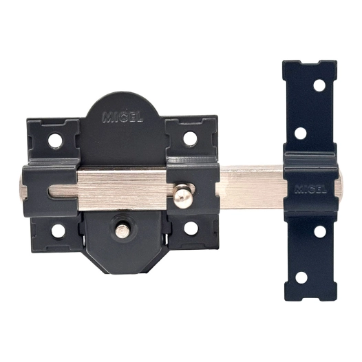 crr08 86b/70 mm serrure à recouvrir peinte en gris