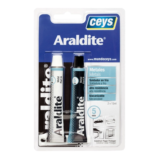 araldite spéciale métaux 8080 bl 2 x 15 ml