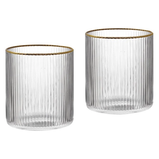 coffret de 2 verres a eau 320ml - pozzi milano spa