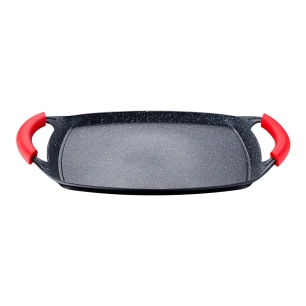 gril en aluminium forgé, induction, toledo 37 x 23,5 cm