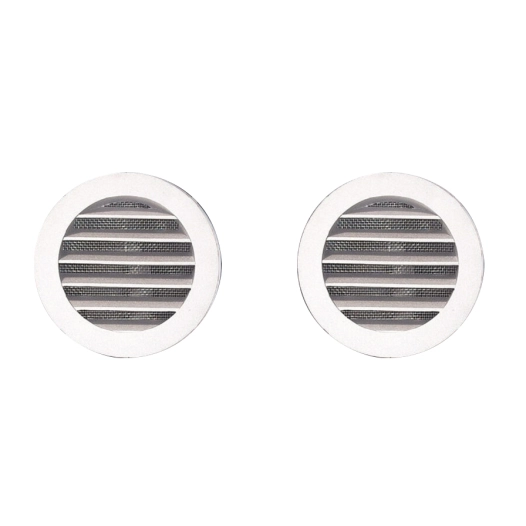 kit 2 grilles auto alu 162mm