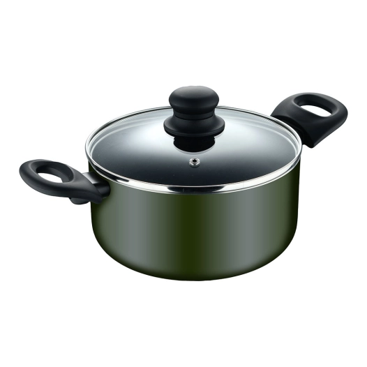 casserole en aluminium pressé avec couvercle, induction, experto ø28 x 12 cm