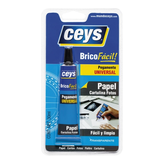 adhésif universel bricofácil, transparent, 30ml