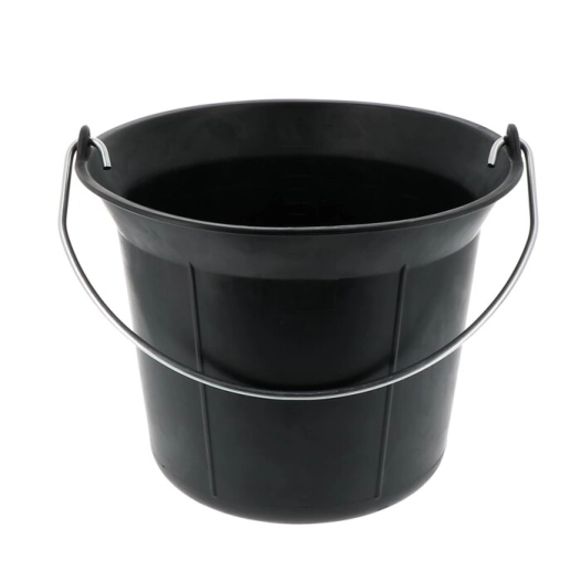 seau 11l caoutchouc anse 6mm