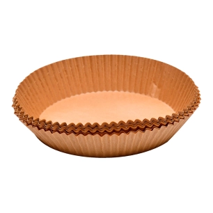 plateau rond en papier pour friteuse à air foodies mp, ø16 x 4,5 cm, 50 uds