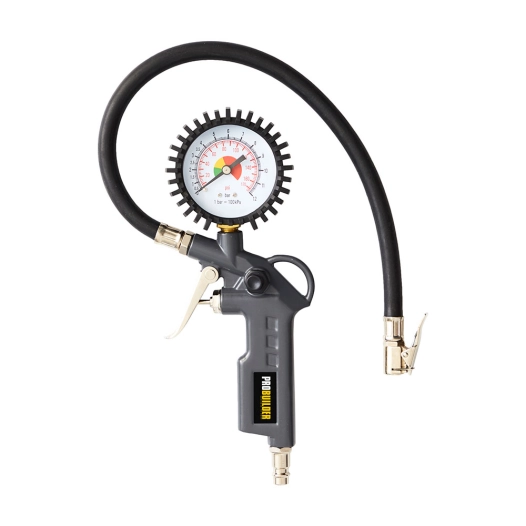 pistolet de gonflage avec manomètre 0-12 bar