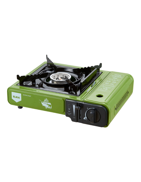 Réchaud Gaz ELMA Outer Start Green Compact, puissant et polyvalent pour extérieur - ELMA