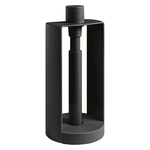 porte rouleau essuie tout noir - veca spa