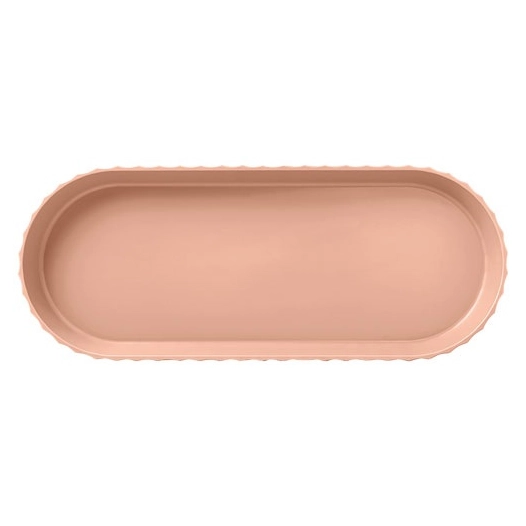 minerva plat cake rose sable 37x15cm - veca spa