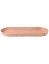 minerva plat cake rose sable 37x15cm - veca spa