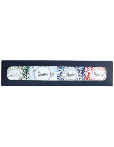 Coffret Réglette Festif Sélection gourmande 4x100g - COMPAGNIE DU MIDI