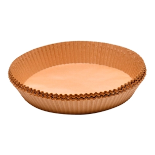 plateau rond en papier pour friteuse à air foodies mp, ø20 x 4,5 cm, 50 uds