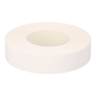 ruban isolant électrique professionnel pvc haute adhérence 19 mm x 33 m blanc