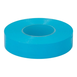 ruban isolant électrique professionnel pvc haute adhérence 19 mm x 33 m bleu