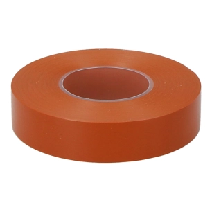 ruban isolant électrique professionnel pvc haute adhérence 19 mm x 33 m marron
