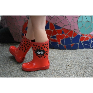 Botte enfant ANABEL Rouge pointure 22 - ROUCHETTE