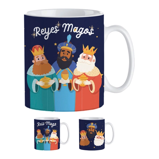 tasse rois mages 330 ml en coffret cadeau, modèles assortis