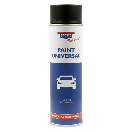 bombe peinture 500 ml noir mat - european aerosols