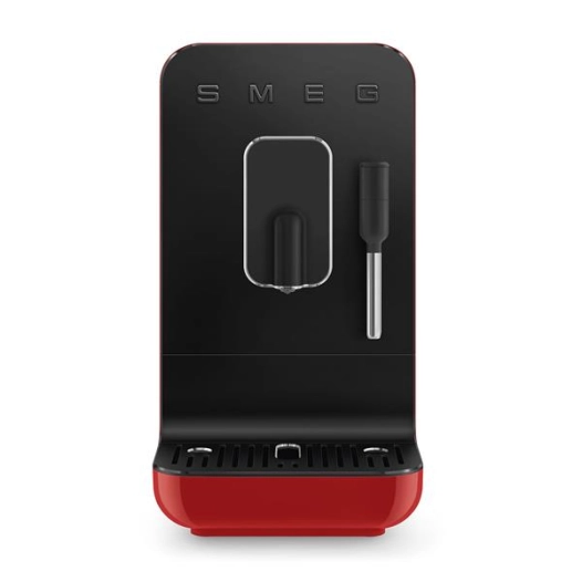 machine auto broyeur inox - 19 bars - 4 boissons - vapeur/eau chaude - rã©servoir 1,4 l - salzburg red - smeg pem