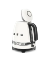 bouilloire 1,7 l - 2400 w - arrãªt auto 100â°c - filtre inox - base 360â° - carrara white - smeg pem
