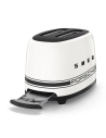 toaster 2 tr - 6 niv - rã©chauffage - dã©congã©lation - bagel - centrage auto - tiroir inox - carrara white - smeg pem