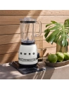 blender 1,5 l - 800 w - 4 vit - smoothie/glace/autoclean - lames inox - carrara white - smeg pem