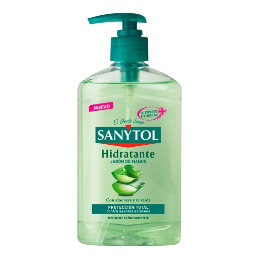 savon pour les mains nourrissant à l'aloe vera et au thé vert 250 ml
