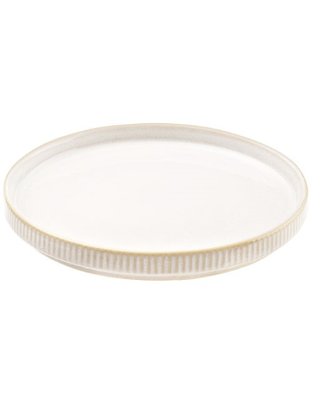 6 assiette cocktail/couvercle agora beige - amefa medard de noblat