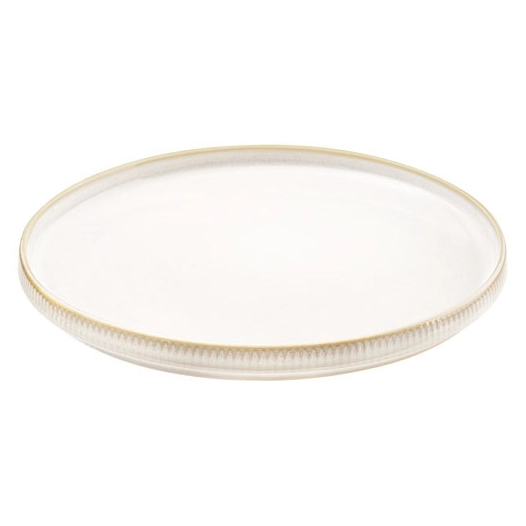 assiette plate agora beige - amefa medard de noblat