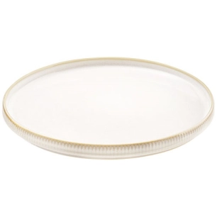 assiette plate agora beige - amefa medard de noblat