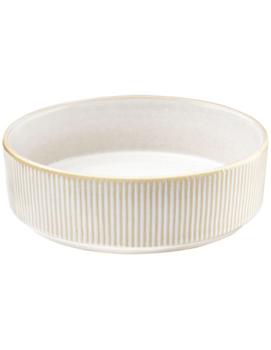 6 assiette bol empilable agora beige - amefa medard de noblat