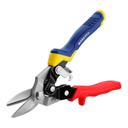 ciseaux à tôle cr-v, coupe droite 200 mm