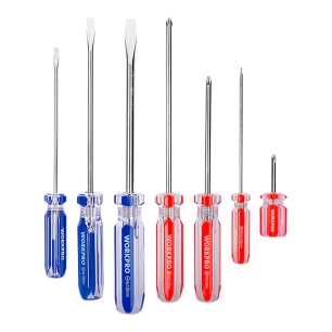 tournevis avec manche en verre, jeu de 7 pièces