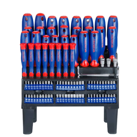 tournevis cr-v, jeu de 100 pièces