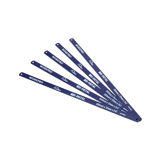 lames de scie bimétalliques, 300 mm, 24 tpi, jeu de 5 pièces