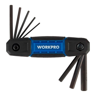 jeu de 8 clés allen pliables cr-v (métriques)