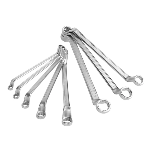 jeu de 8 clés polygonales à double décalage