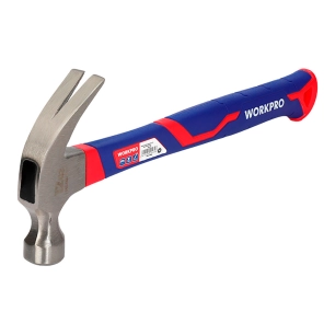 marteau de charpentier avec manche en fibre de verre, 337 g