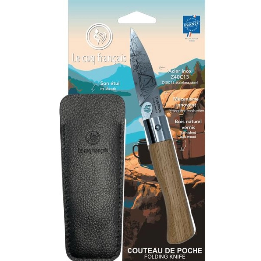 prã©sentoir + 12 cartes duo outd 6 bivouac et 6 van life - chãªne + ã©tui - french touch arts ld