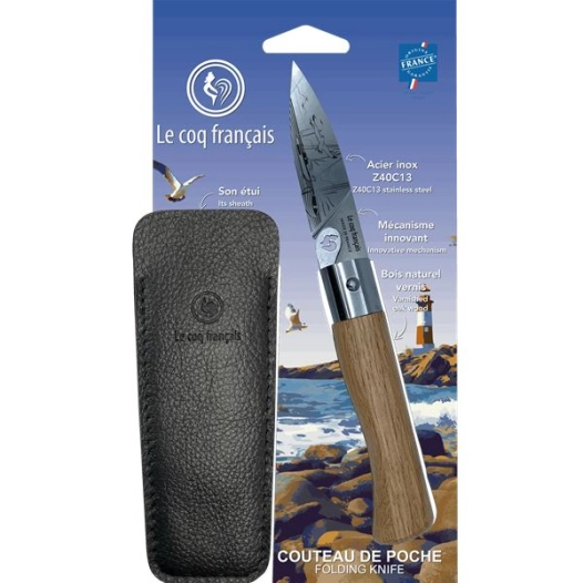 prã©sentoir + 12 cartes duo nautique voilier - chãªne + ã©tui - french touch arts ld