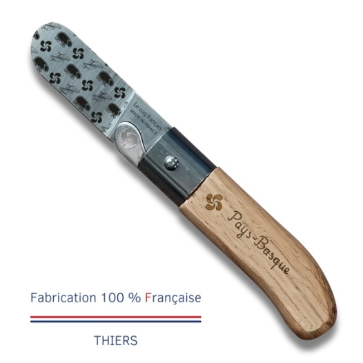 prã©sentoir + 12 ctx de poche le p'tit coq le basque - chãªne - french touch arts ld