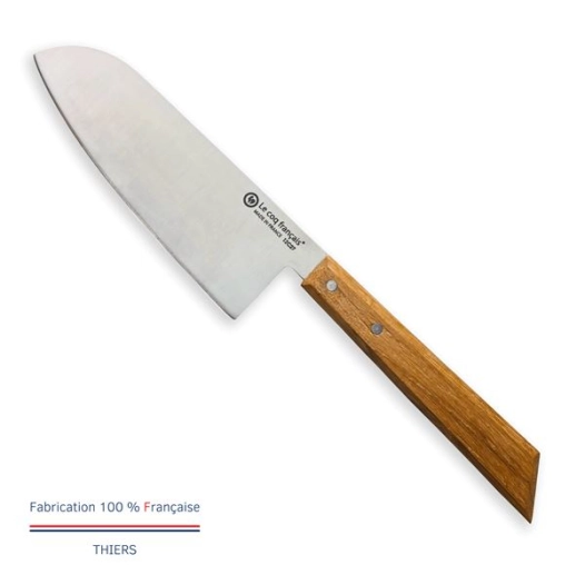 couteau le coq en cuisine - santoku - french touch arts ld