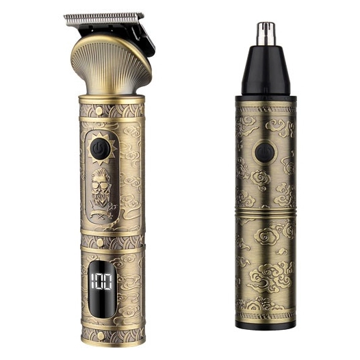 coffret tondeuse barbe+nez oreilles baroudeur - little balance