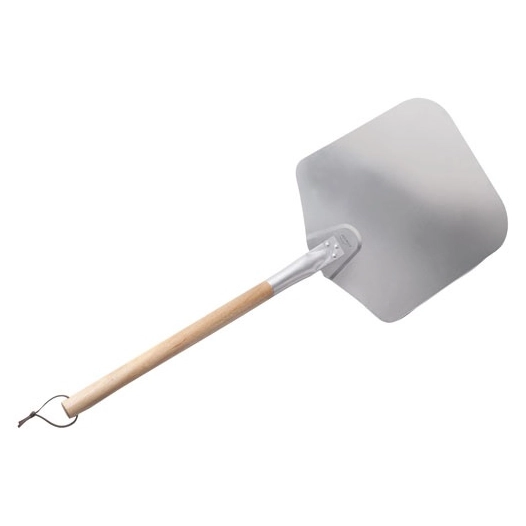 pelle a pizza alu 30,5x35,5 et manche bois 43cm demontable - lacor france