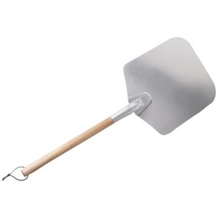 pelle a pizza alu 30,5x35,5 et manche bois 43cm demontable - lacor france