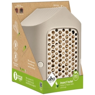 hotel cosy pour insectes 18 cm beige champignon - elho bv