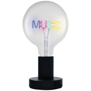 lampe ã  poser e27 avec ampoule ã  message music 1.2w - osram